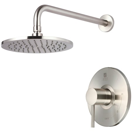 Pioneer Industries Single Handle Shower Trim Set in PVD Brushed Nickel T-4MT315-BN